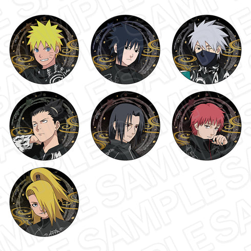 『NARUTO -ナルト- 疾風伝』カンバッジ(ブラインド) ブラックコーデ ver. セット